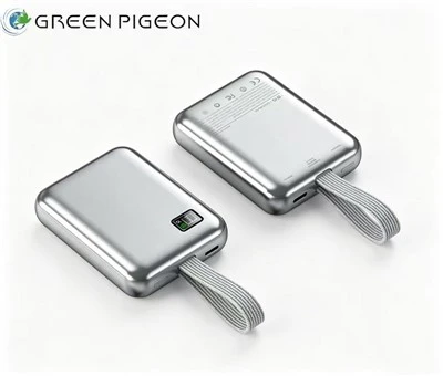 Ngân hàng điện mini có cáp tích hợp